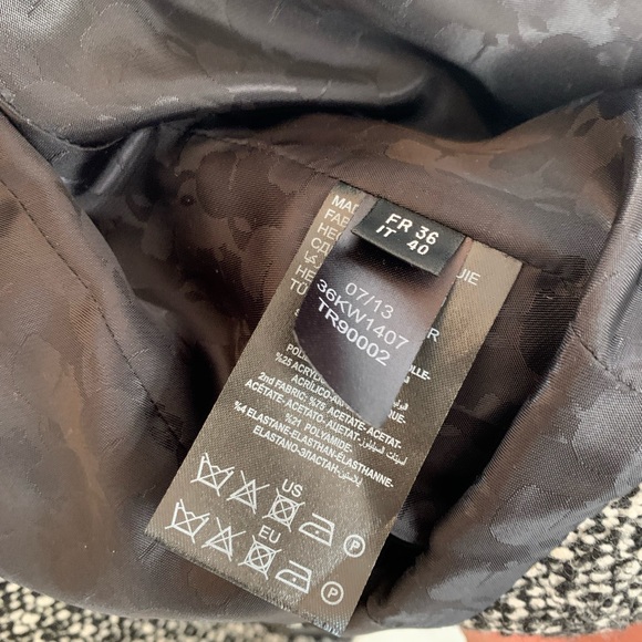 Karl lagerfeld houndstooth cropped jacket - Picture 4 of 6